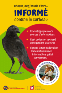 affiche profil de l'apprenant IB corbeau